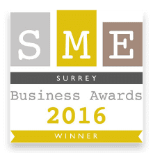 'Regional Apprentice of the Year' at the SME Surrey Business Awards 2016 logo