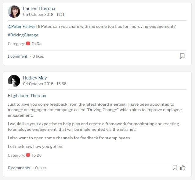 Invotra groups screenshot