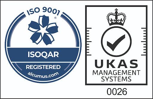 UKAS ISO 9001 Accreditation.