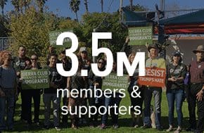 3.5 million members and supporters