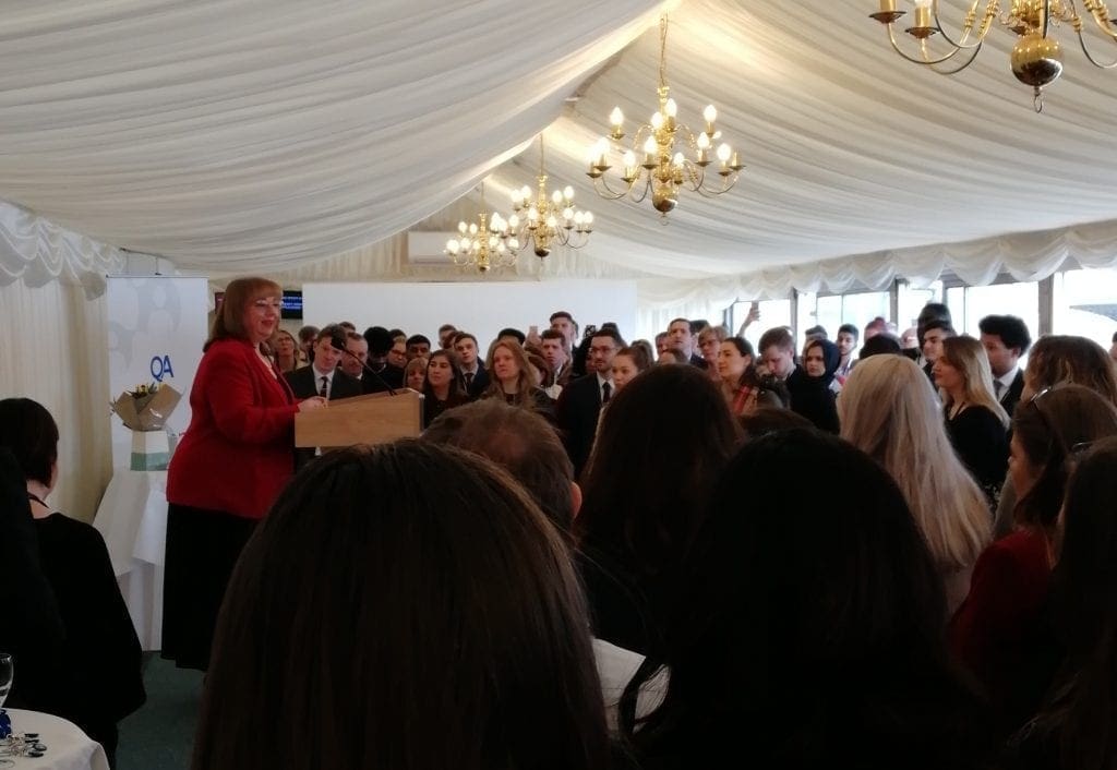 Sharon Hodgson delivering her talk at house of commons