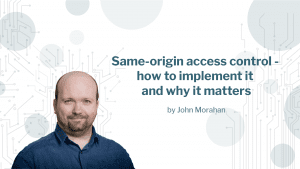 Blog image for same origin access control