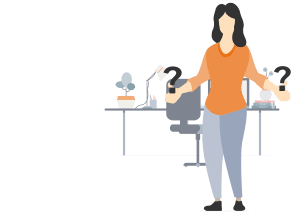 Illustration of questions before moving intranet