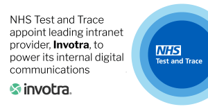 NHS Test and Trace appoint leading intranet provider, invotra, to power its internal digital communications