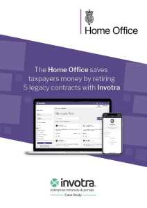 Home Office and Invotra Case Study front cover