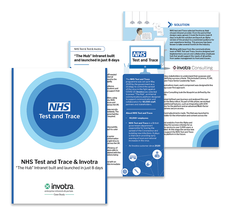 NHS T&T Quick launch Case study pages