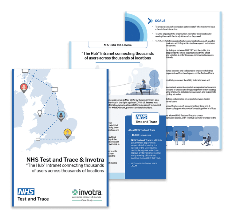 NHS T&T Connecting users Case study pages