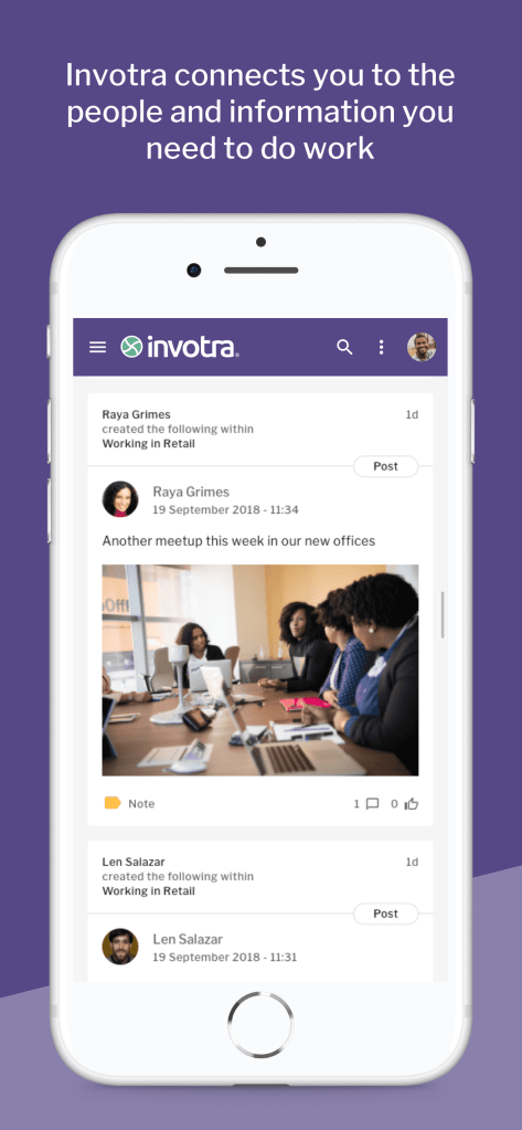 invotra connects you to the people and information you need to do your best work