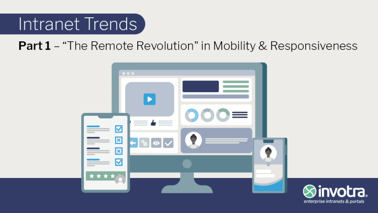 INtranet Trends - Part 1 The remote revolution in Mobility and responsiveness