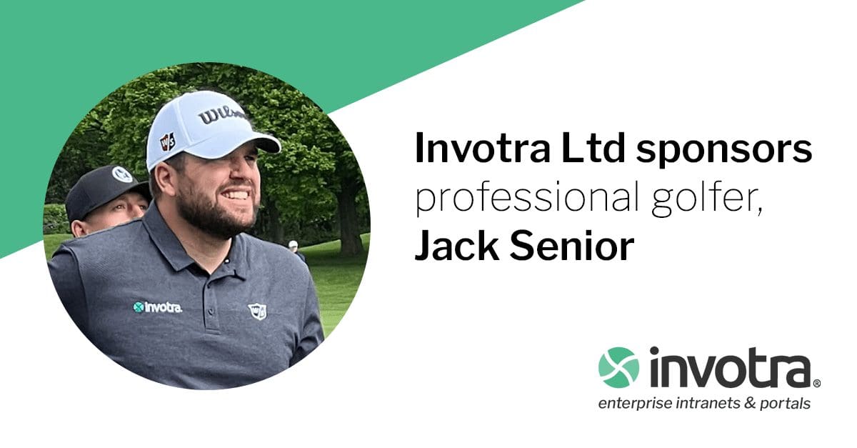 Invotra Ltd Sponsors professional golfer Jack Senior